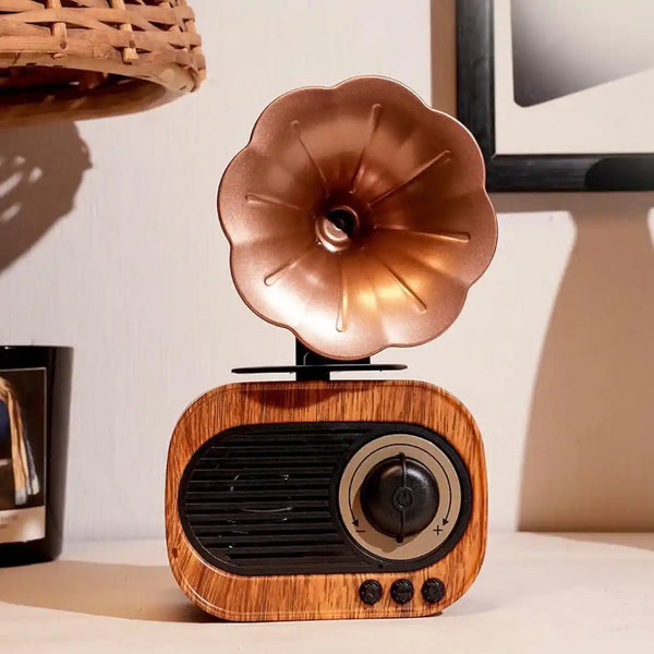 Personalized Gramaphone Bluetooth Speaker | Fathers Day